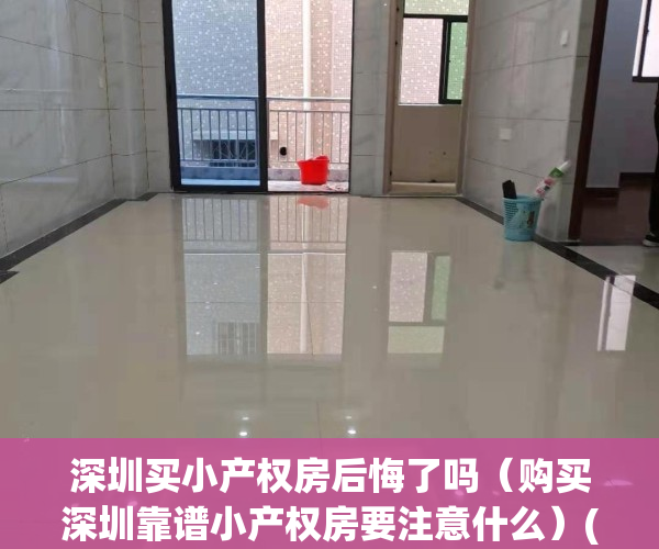 深圳买小产权房后悔了吗（购买深圳靠谱小产权房要注意什么）(深圳买小产权的房子要注意什么)