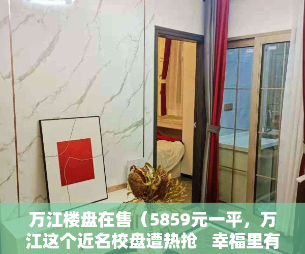 万江楼盘在售（5859元一平，万江这个近名校盘遭热抢   幸福里有好房）