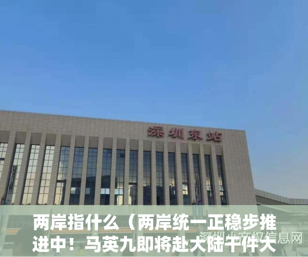 两岸指什么（两岸统一正稳步推进中！马英九即将赴大陆干件大事，国台办：欢迎）