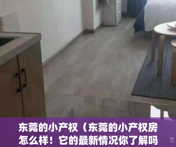 东莞的小产权（东莞的小产权房怎么样！它的最新情况你了解吗？）(东莞小产权房最新规定官网)