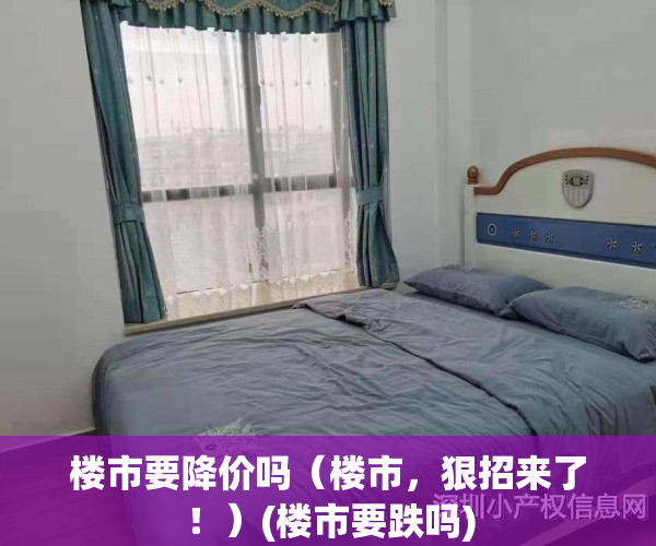楼市要降价吗（楼市，狠招来了！）(楼市要跌吗)