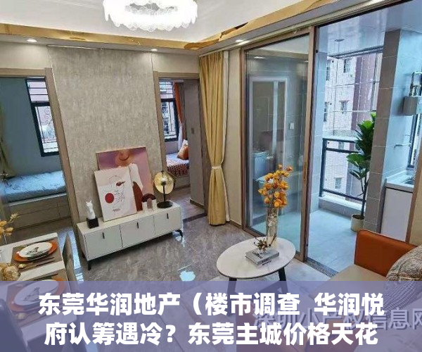 东莞华润地产（楼市调查  华润悦府认筹遇冷？东莞主城价格天花板的反差现实）