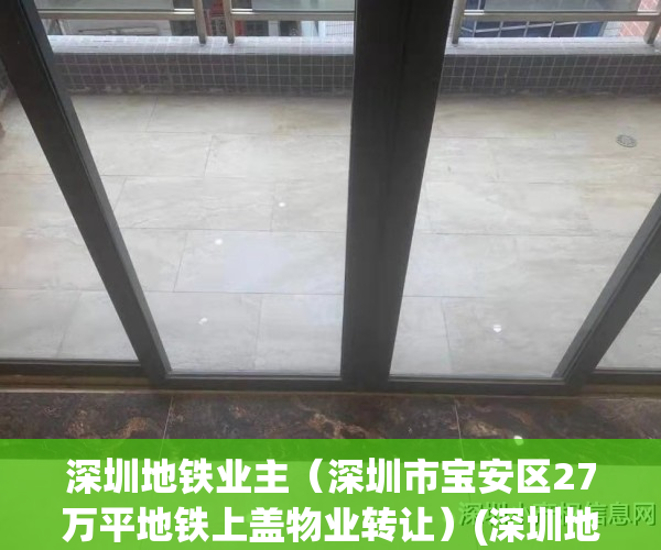 深圳地铁业主（深圳市宝安区27万平地铁上盖物业转让）(深圳地铁置业电话)