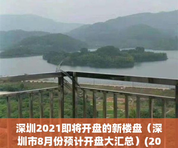 深圳2021即将开盘的新楼盘（深圳市8月份预计开盘大汇总）(2022深圳新开盘)