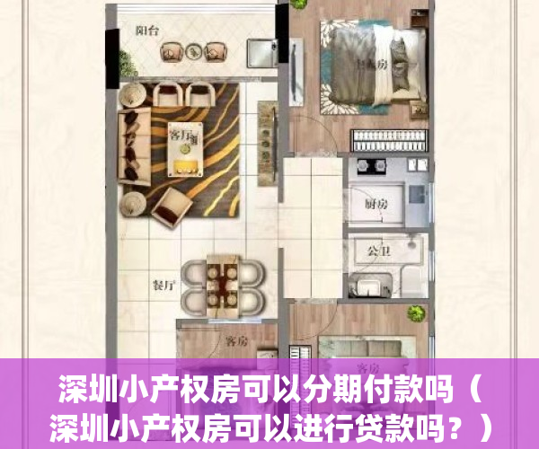 深圳小产权房可以分期付款吗（深圳小产权房可以进行贷款吗？）(深圳小产权房能不能贷款)