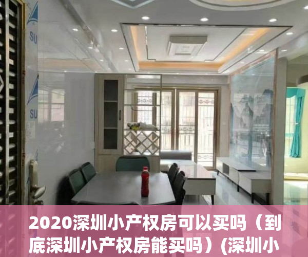 2020深圳小产权房可以买吗（到底深圳小产权房能买吗）(深圳小产权的房子可以买吗)