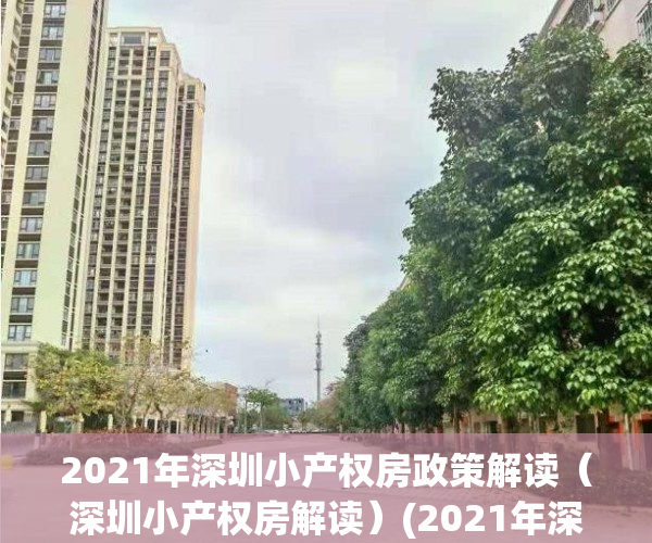 2021年深圳小产权房政策解读（深圳小产权房解读）(2021年深圳小产权房新政策)