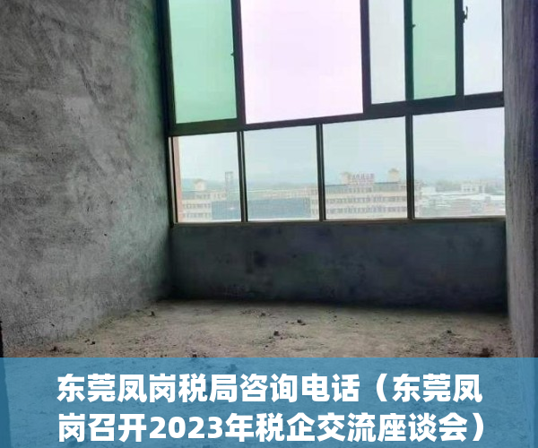 东莞凤岗税局咨询电话（东莞凤岗召开2023年税企交流座谈会）(国家税务总局东莞市税务局凤岗税务分局)