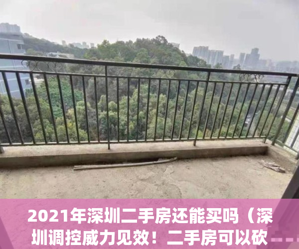 2021年深圳二手房还能买吗（深圳调控威力见效！二手房可以砍价了！）(深圳二手房会降价吗?)