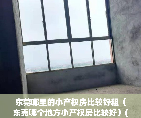 东莞哪里的小产权房比较好租（东莞哪个地方小产权房比较好）(东莞小产权房值得购买吗)