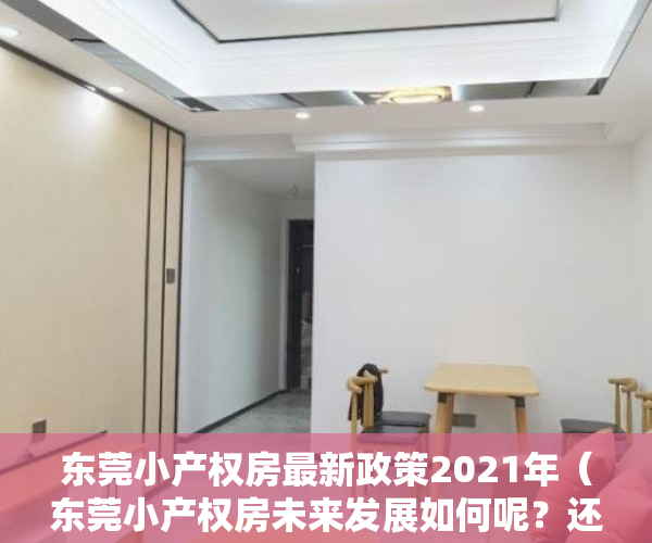 东莞小产权房最新政策2021年（东莞小产权房未来发展如何呢？还可以买吗？）