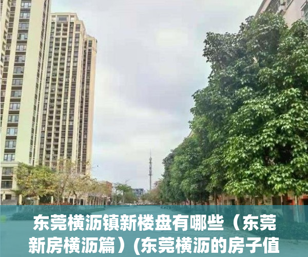 东莞横沥镇新楼盘有哪些（东莞新房横沥篇）(东莞横沥的房子值得投资吗)