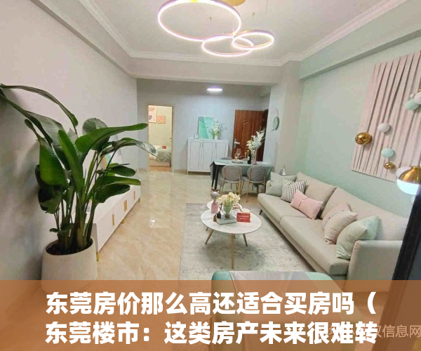 东莞房价那么高还适合买房吗（东莞楼市：这类房产未来很难转手，别贪便宜买错了）