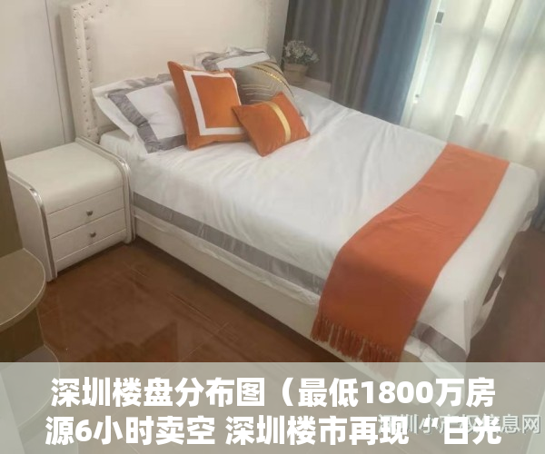 深圳楼盘分布图（最低1800万房源6小时卖空 深圳楼市再现“日光盘”）