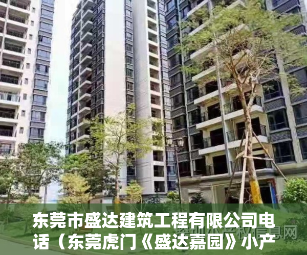 东莞市盛达建筑工程有限公司电话（东莞虎门《盛达嘉园》小产权房 豪华装修拎包入住 总价13W起）