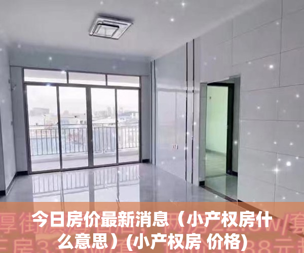 今日房价最新消息（小产权房什么意思）(小产权房 价格)