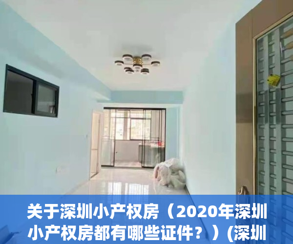 关于深圳小产权房（2020年深圳小产权房都有哪些证件？）(深圳市的小产权房)