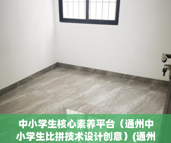 中小学生核心素养平台（通州中小学生比拼技术设计创意）(通州区中小学生核心素养手册)