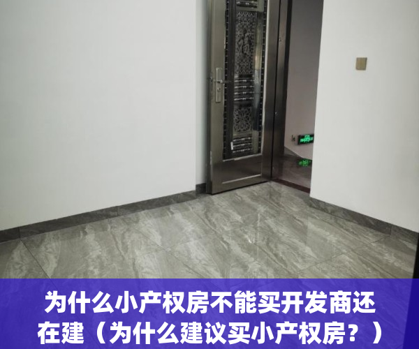 为什么小产权房不能买开发商还在建（为什么建议买小产权房？）(小产权房不能买卖,为啥政府允许建)
