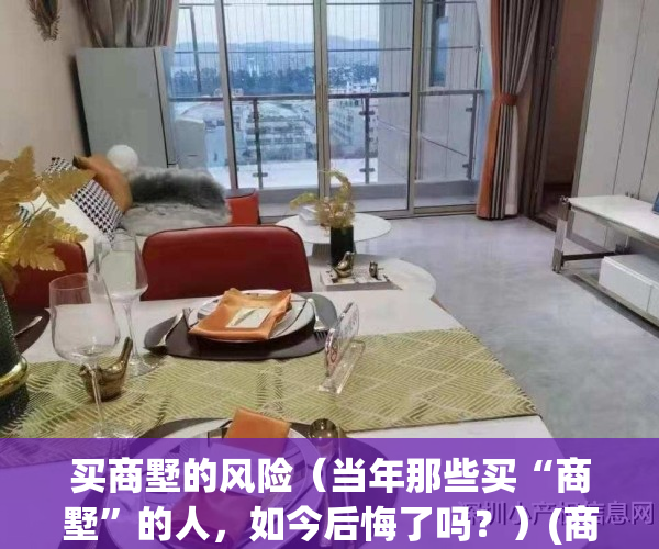 买商墅的风险（当年那些买“商墅”的人，如今后悔了吗？）(商墅有没有投资价值)