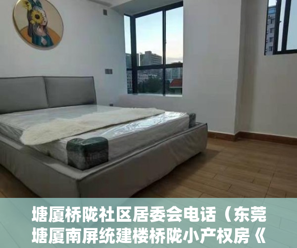 塘厦桥陇社区居委会电话（东莞塘厦南屏统建楼桥陇小产权房《桥陇新城》楼下就是商场 双高速出口 带停车场 总价268万起环境最好 正规报建 最新开盘首付低）