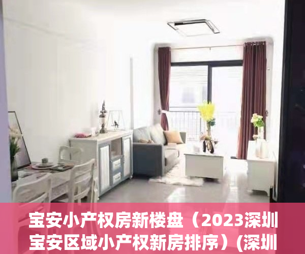 宝安小产权房新楼盘（2023深圳宝安区域小产权新房排序）(深圳市宝安区小产权房地产信息网)