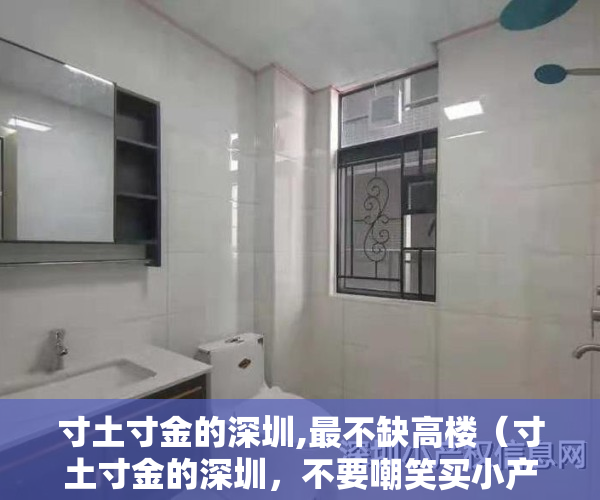 寸土寸金的深圳,最不缺高楼（寸土寸金的深圳，不要嘲笑买小产权房的人，人家过得挺好的）