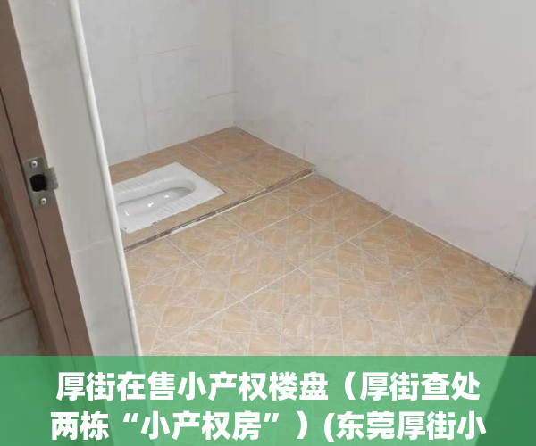 厚街在售小产权楼盘（厚街查处两栋“小产权房”）(东莞厚街小产权房多少钱一平米?)