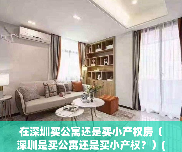 在深圳买公寓还是买小产权房（深圳是买公寓还是买小产权？）(深圳买公寓和买住宅的区别)