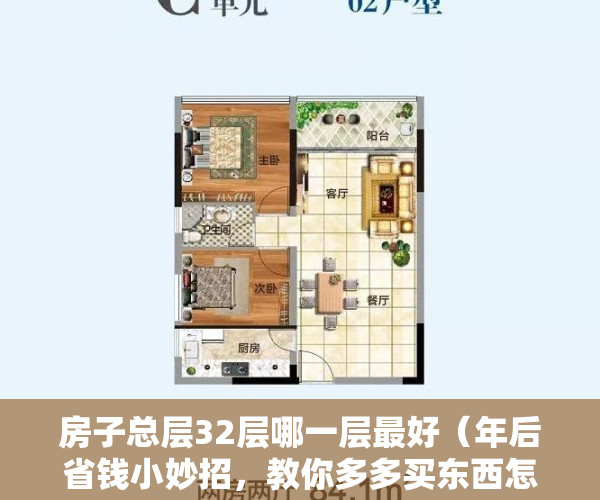 房子总层32层哪一层最好（年后省钱小妙招，教你多多买东西怎么打八折）