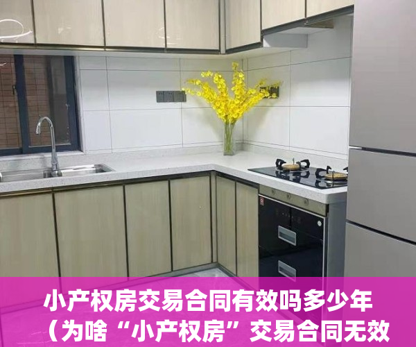 小产权房交易合同有效吗多少年（为啥“小产权房”交易合同无效？）(小产权交易合同受法律保护吗)