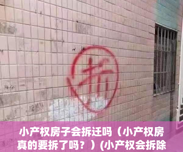 小产权房子会拆迁吗（小产权房真的要拆了吗？）(小产权会拆除吗)