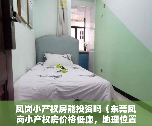 凤岗小产权房能投资吗（东莞凤岗小产权房价格低廉，地理位置非常独特）