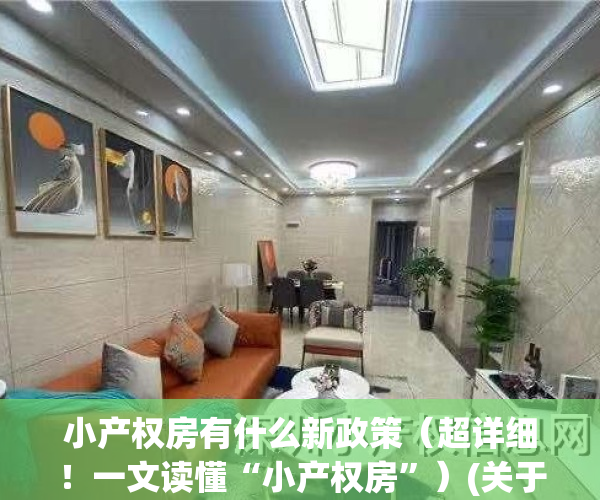 小产权房有什么新政策（超详细！一文读懂“小产权房”）(关于小产权房政策(小产权房2020最新政策))