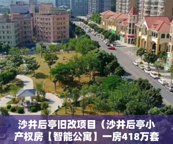 沙井后亭旧改项目（沙井后亭小产权房【智能公寓】一房418万套起，带精装）