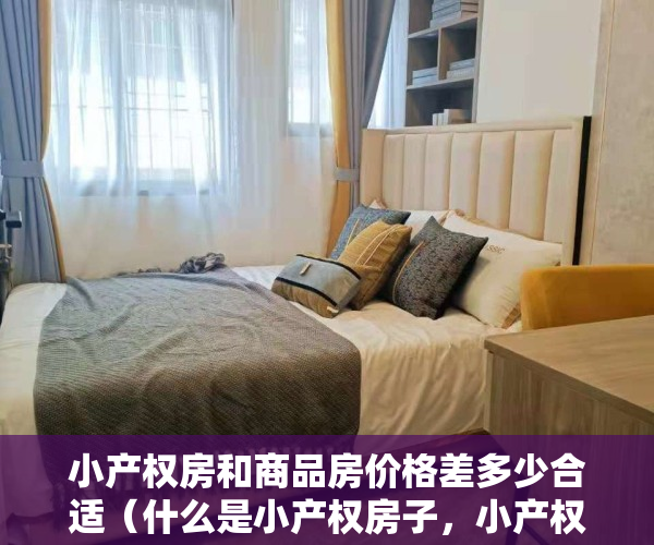 小产权房和商品房价格差多少合适（什么是小产权房子，小产权房子和商品房有什么区别？）
