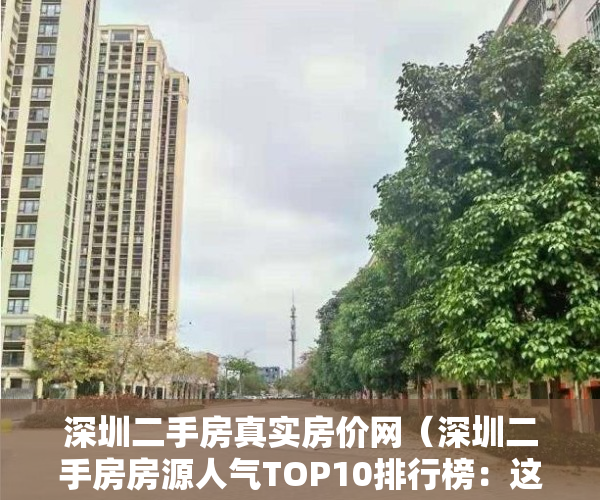 深圳二手房真实房价网（深圳二手房房源人气TOP10排行榜：这些小区已被抢疯！）
