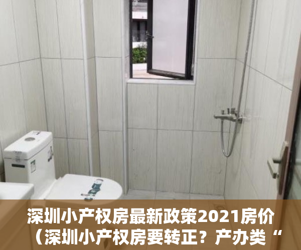 深圳小产权房最新政策2021房价（深圳小产权房要转正？产办类“小产权”只要补缴地价50%）