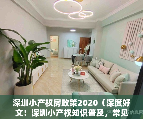 深圳小产权房政策2020（深度好文！深圳小产权知识普及，常见问题8问8答）
