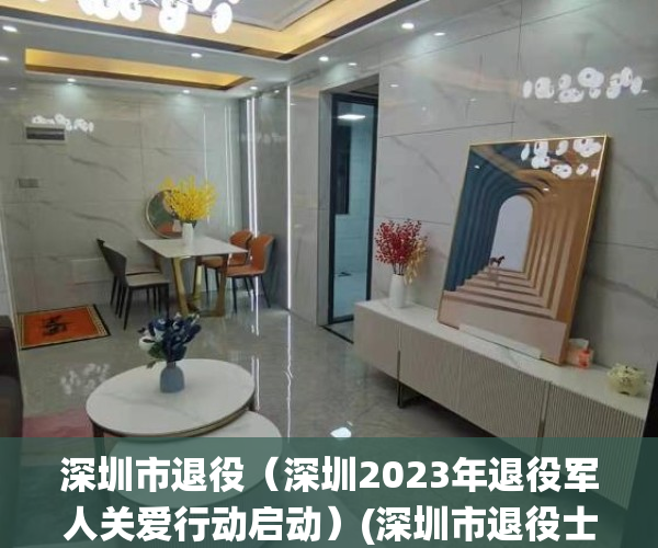 深圳市退役（深圳2023年退役军人关爱行动启动）(深圳市退役士兵安排工作公示)