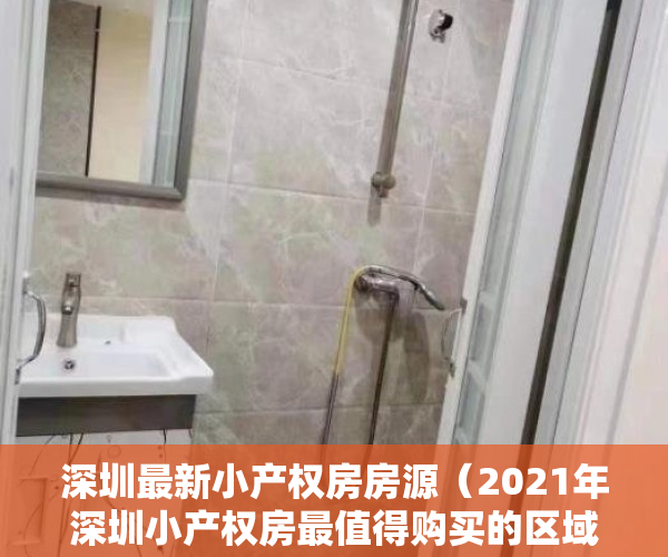 深圳最新小产权房房源（2021年深圳小产权房最值得购买的区域竟然是它！）