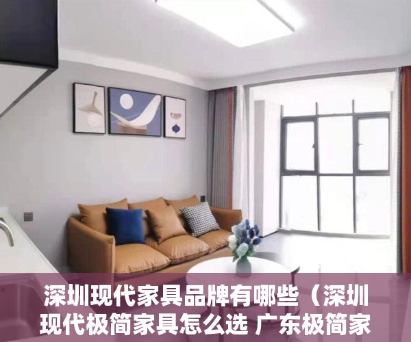 深圳现代家具品牌有哪些（深圳现代极简家具怎么选 广东极简家具去哪买）