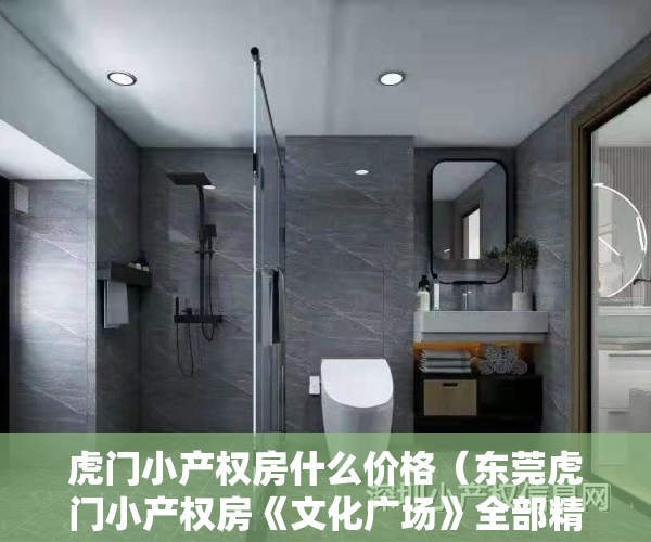 虎门小产权房什么价格（东莞虎门小产权房《文化广场》全部精装修交楼，两房低至238万一套（不含装修费）两房低至238万一套）