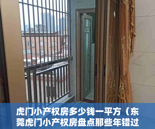 虎门小产权房多少钱一平方（东莞虎门小产权房盘点那些年错过的优质楼盘，现在的价格你后悔吗）