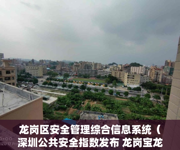 龙岗区安全管理综合信息系统（深圳公共安全指数发布 龙岗宝龙街道降幅最大）