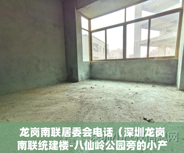 龙岗南联居委会电话（深圳龙岗南联统建楼-八仙岭公园旁的小产权房-4房3x万精装修 麒麟公馆）