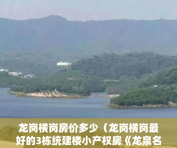 龙岗横岗房价多少（龙岗横岗最好的3栋统建楼小产权房《龙泉名苑》通燃气，停车方便，距在建地铁口仅20米，首付43万起）