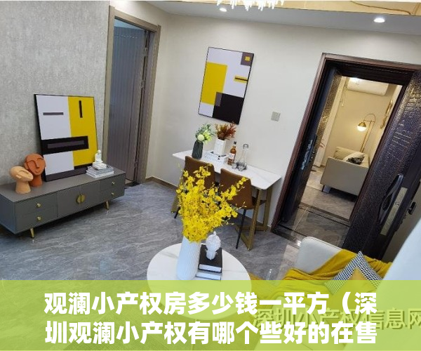 观澜小产权房多少钱一平方（深圳观澜小产权有哪个些好的在售，可以买吗？）