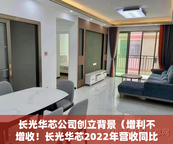 长光华芯公司创立背景（增利不增收！长光华芯2022年营收同比下滑近一成）