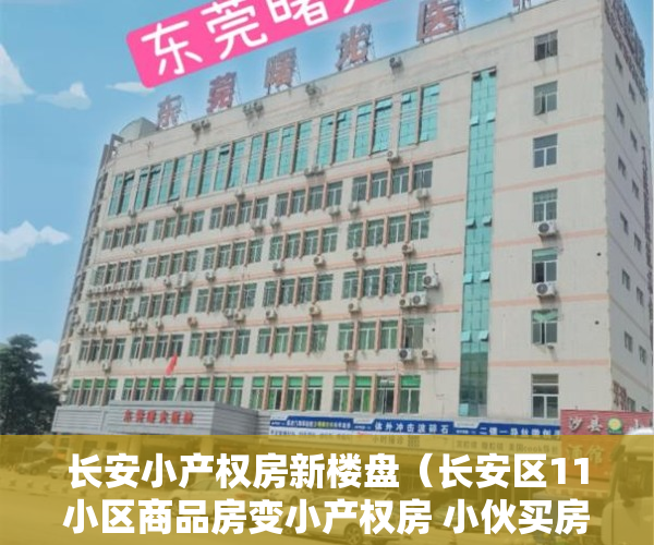 长安小产权房新楼盘（长安区11小区商品房变小产权房 小伙买房一场空  8月呼声报告）